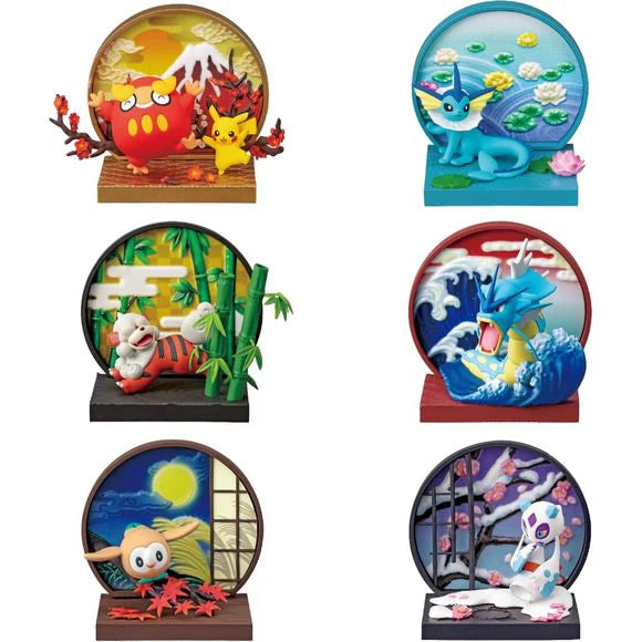 Re-ment Pokemon Japanese Style Window  Blind Box (1pc)