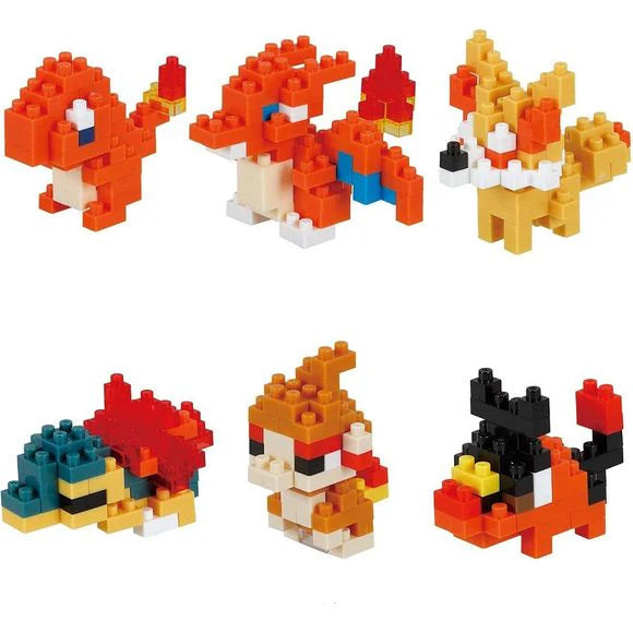 Nanoblock: Mininano Series: Pokemon Fire Type Set No.1. (1 Blind Box)