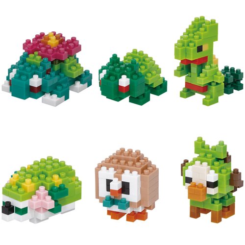 Nanoblock: Mininano Series: Pokemon  Grass Set 1 (1 Pack)