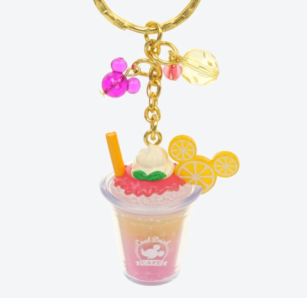 Tokyo Disney Resort Pair Key Chain Set Food Sample Tropical Drink