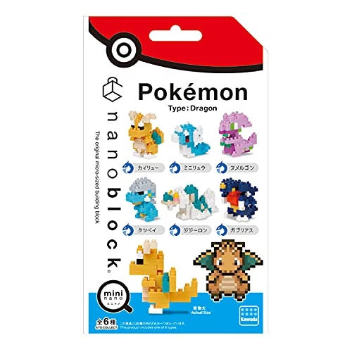 Nanoblock: Mininano Series: Pokemon Dragon Set 1 (1 Pack)
