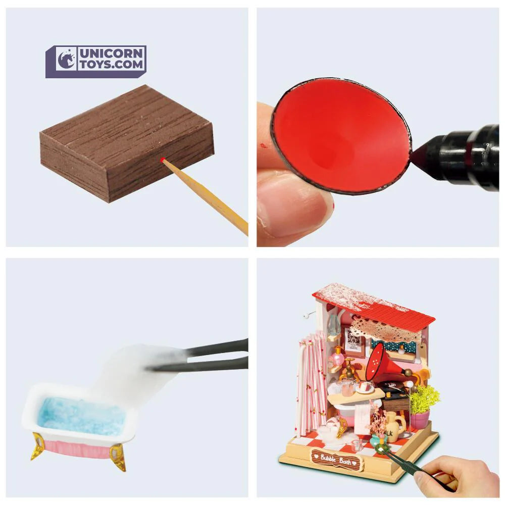 Rolife Super Mini House Bubble Bath Bathroom Japan Version