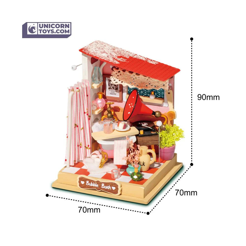 Rolife Super Mini House Bubble Bath Bathroom Japan Version